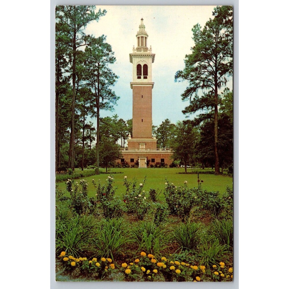 Postcard Florida White Springs Stephen Foster Memorial Campanile Bell Carillon